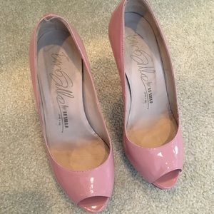 Pink heels 4 inches